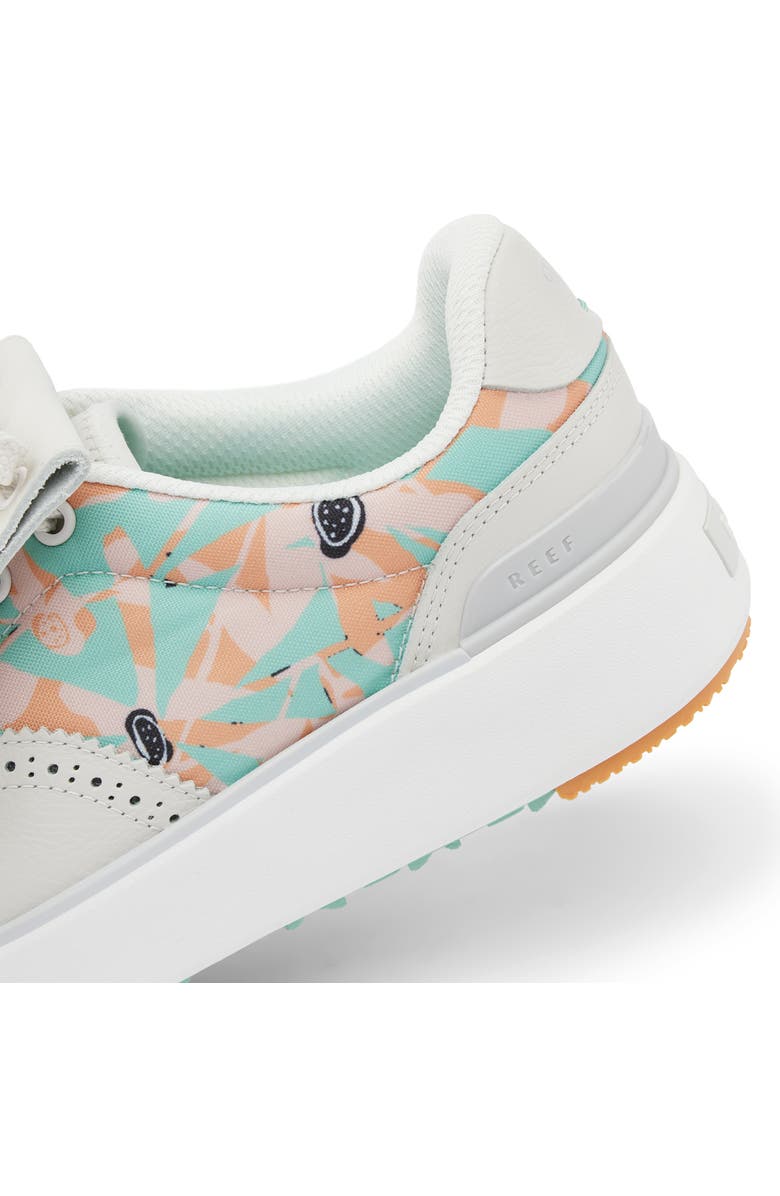 Reef On Shore Pebble Golf Sneaker, Alternate, color, Vintage White Floral