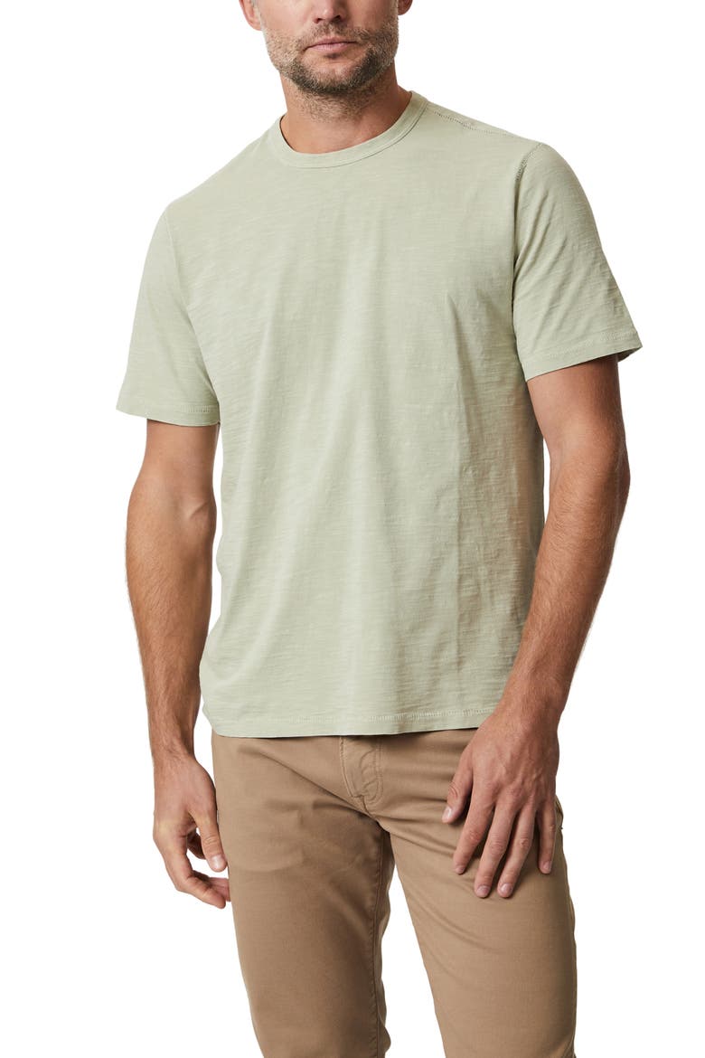 Slub Cotton T-Shirt, Main, color, SAGE
