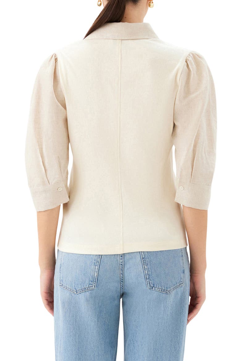 Camden Contrast Henley, Alternate, color, CREAM