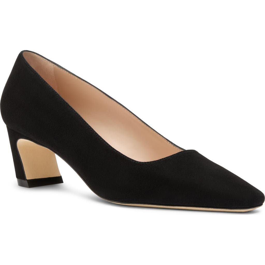 Stuart Weitzman Stassi Pump in Black Suede at Nordstrom, Size 7