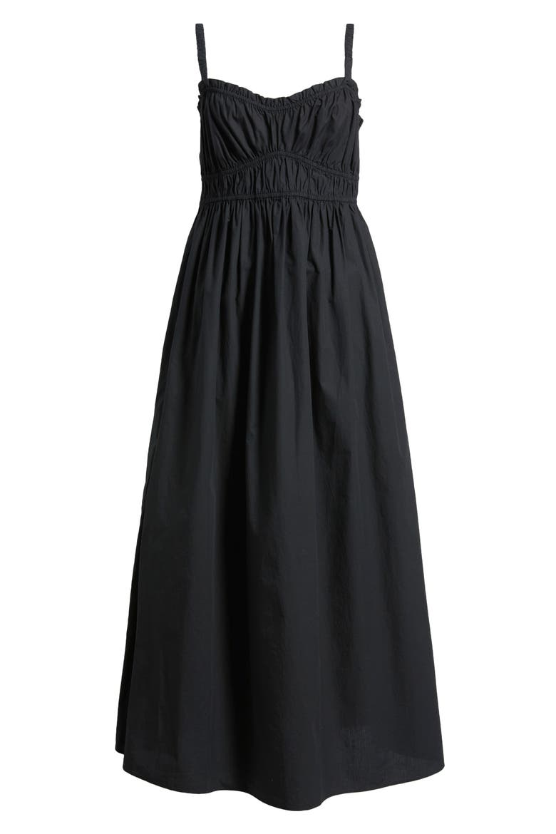 Dalza Cotton Dress, Alternate, color, BLK