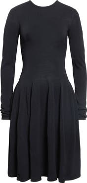 TOTEME Sculpted Knit Long Sleeve Dress