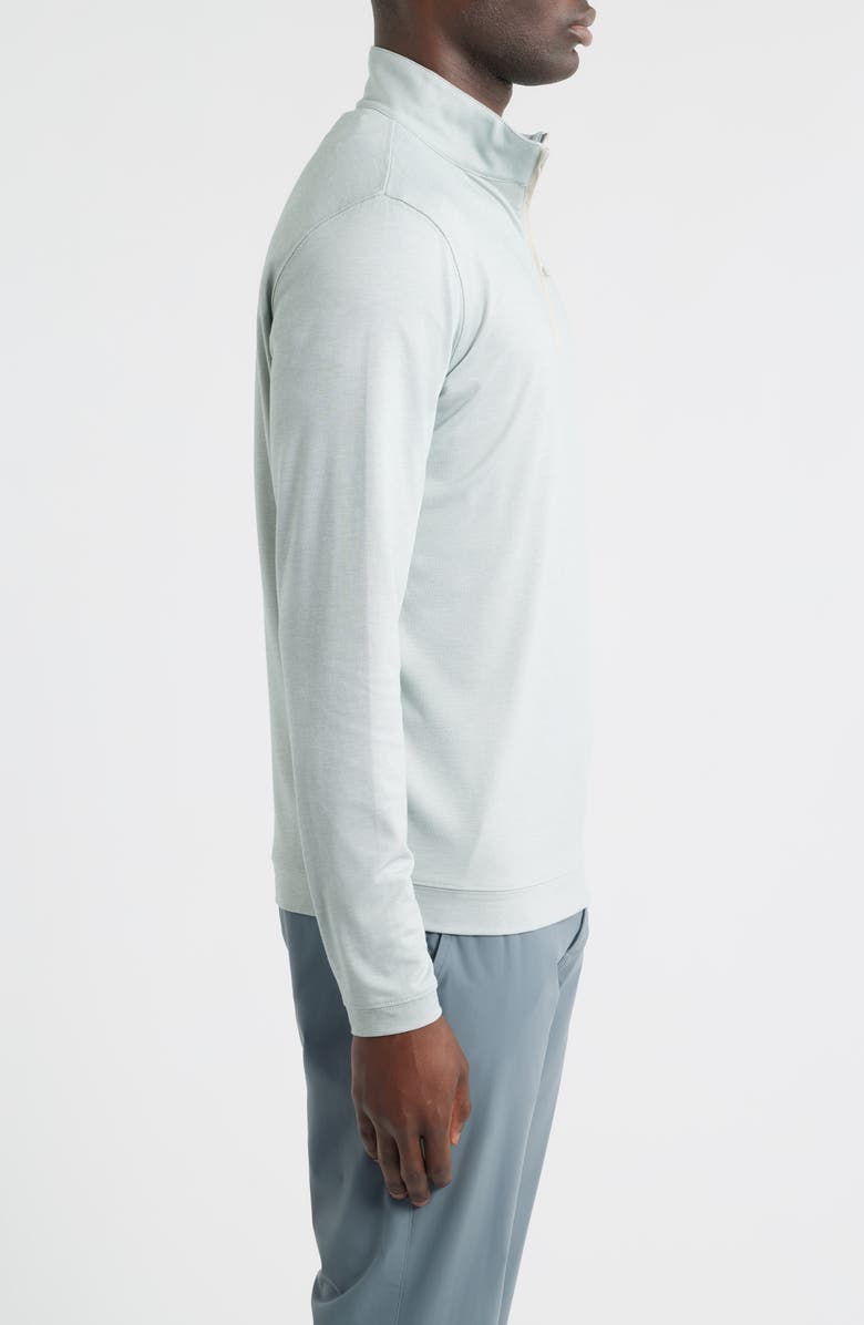 Peter Millar Crown Crafted Albatross Quarter Zip, Alternate, color, Light Willow