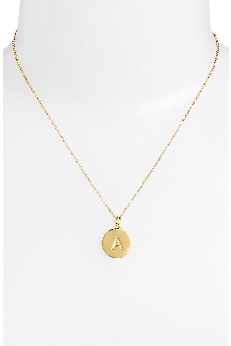 one in a million initial pendant necklace, Alternate, color, A- GOLD