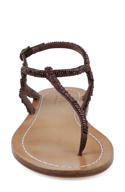 Zigi Artisan Rorie Ankle Strap Sandal In Brown