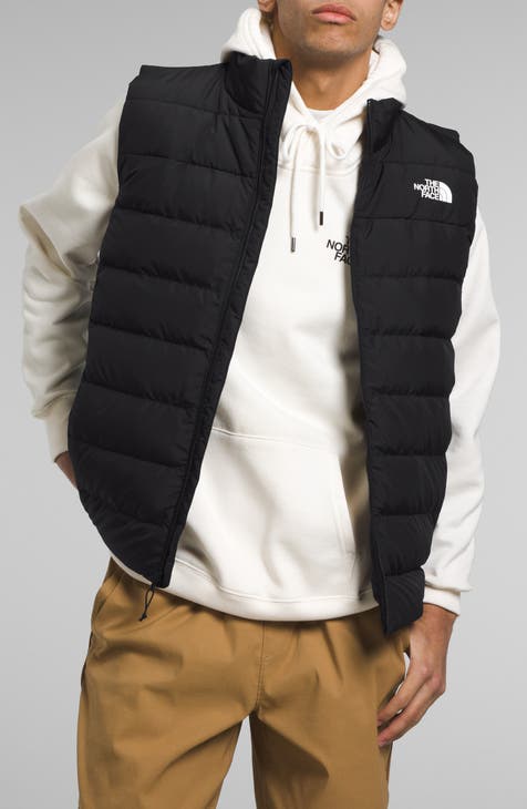 Mens puffer vest with hood best sale