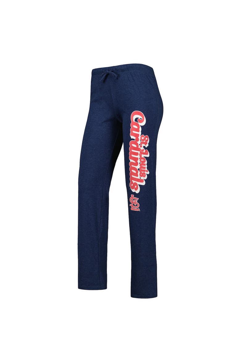 Women's Concepts Sport Navy/Red St. Louis Cardinals Wordmark Meter Muscle Tank Top & Pants Sleep Set, Alternate, color, Navy