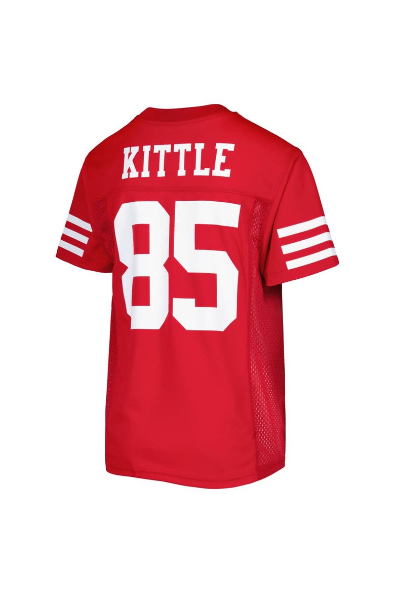 Youth George Kittle Scarlet San Francisco 49ers Team Replica Player Jersey, Alternate, color, Scarlet