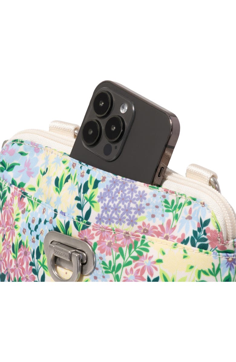 BAGGALLINI Coastal Flip Lock Mini Crossbody, Alternate, color, Meadow Print