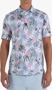 Bad Birdie Core Floral Performance Golf Polo