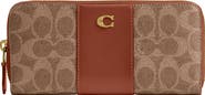 COACH Essential Slim Signature Coated Canvas & Leather Wallet