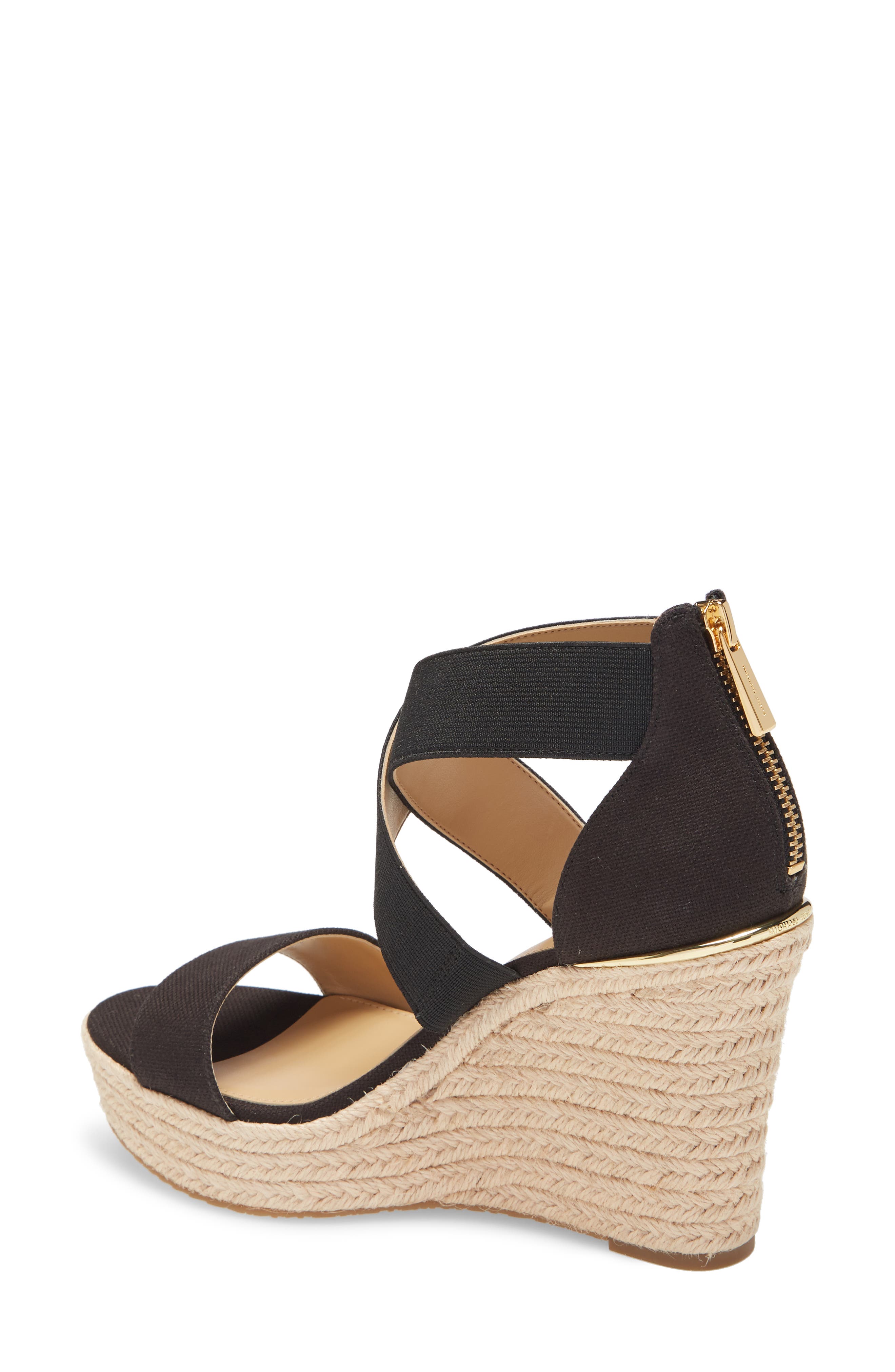 MICHAEL Michael Kors Prue Platform Wedge Sandal, Alternate, color, 