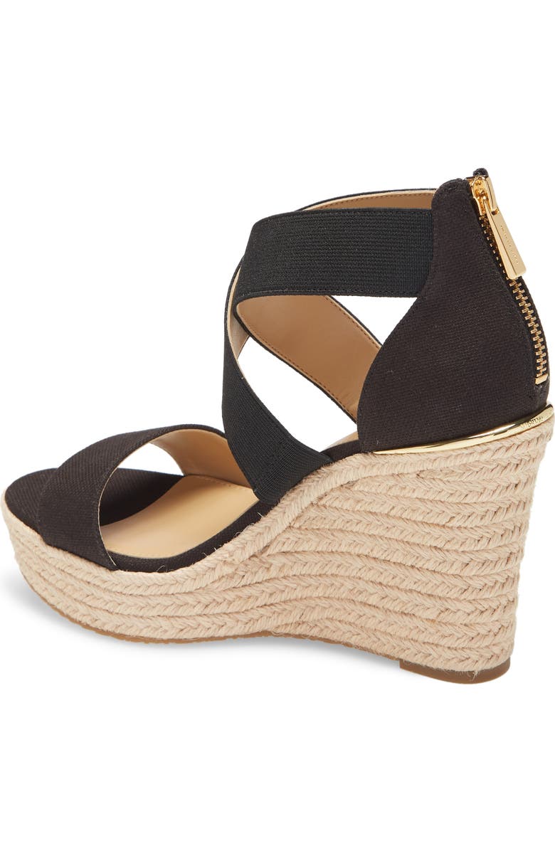 MICHAEL Michael Kors Prue Platform Wedge Sandal, Alternate, color,