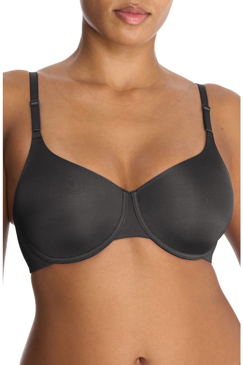 Liquid Full Fit Balconette T-Shirt Bra, Main, color, COAL