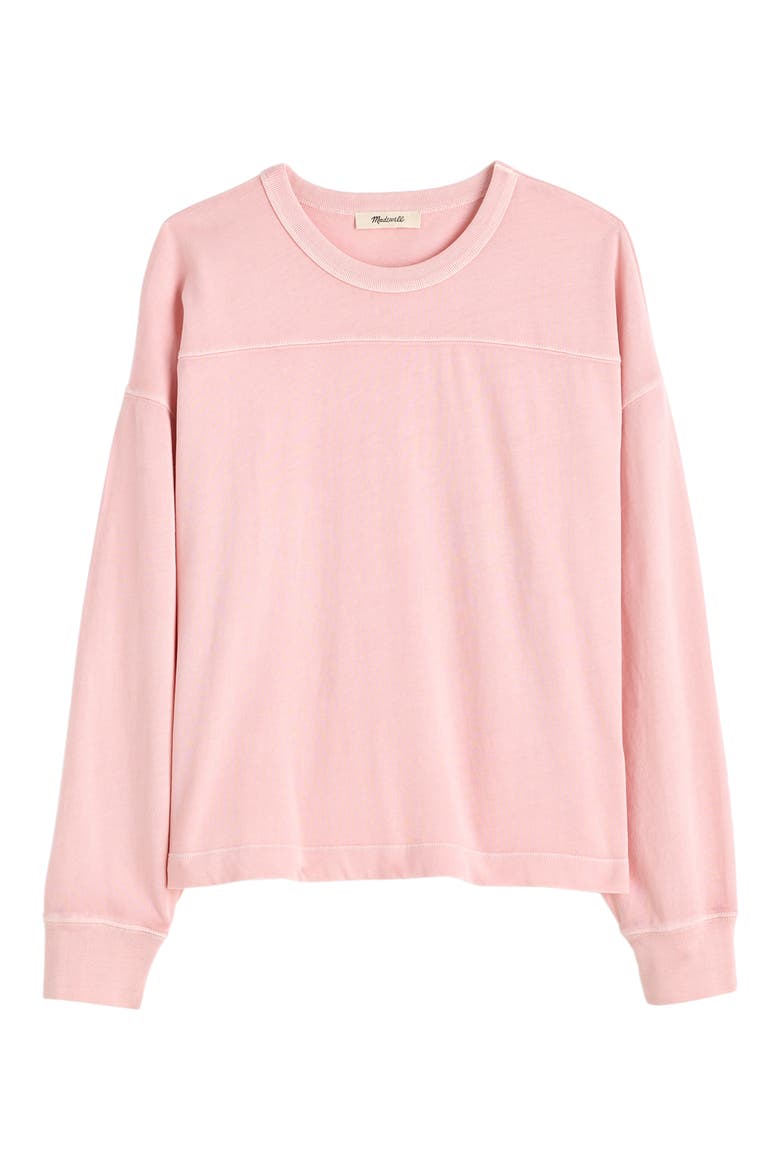 The Relaxed Crewneck Sweatshirt, Alternate, color, SUBTLE BLOSSOM