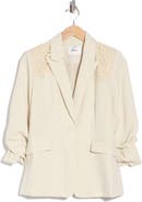 JASON WU Open Knit Shoulder Blazer