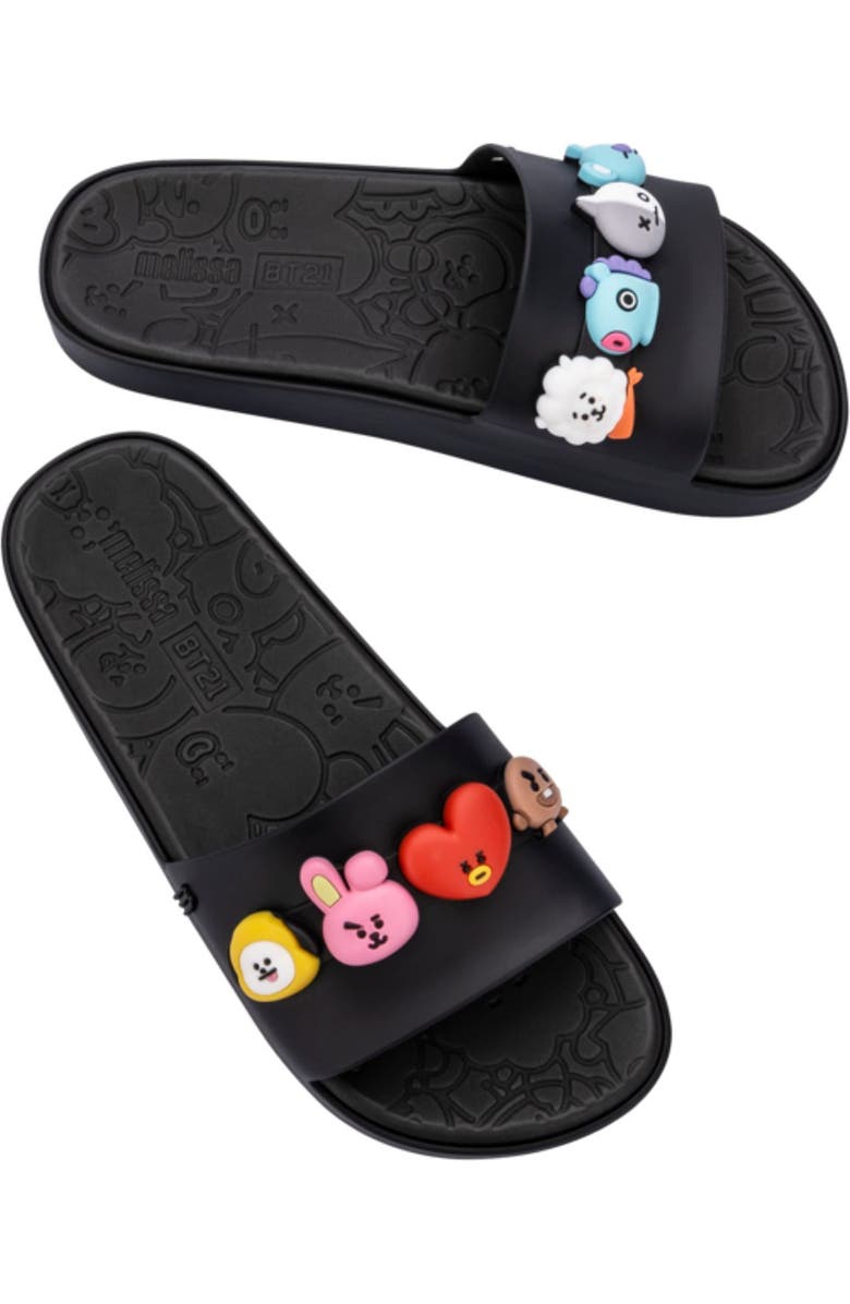 Melissa BT21 Water Resistant Next Gen Beach Slide Sandal, Alternate, color,