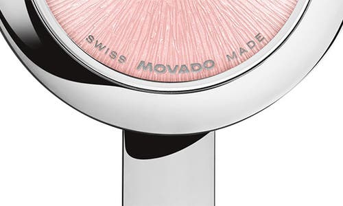 Movado Museum Round Bangle Watch, 21.50mm X 7.45mm In White