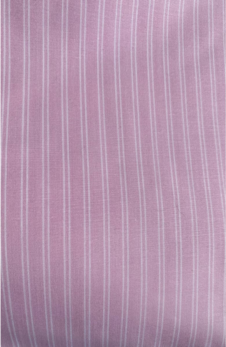 De Loreta Myriam Short Sleeve Knot Front Cotton Top, Alternate, color, Mil Rayas Rosa Print