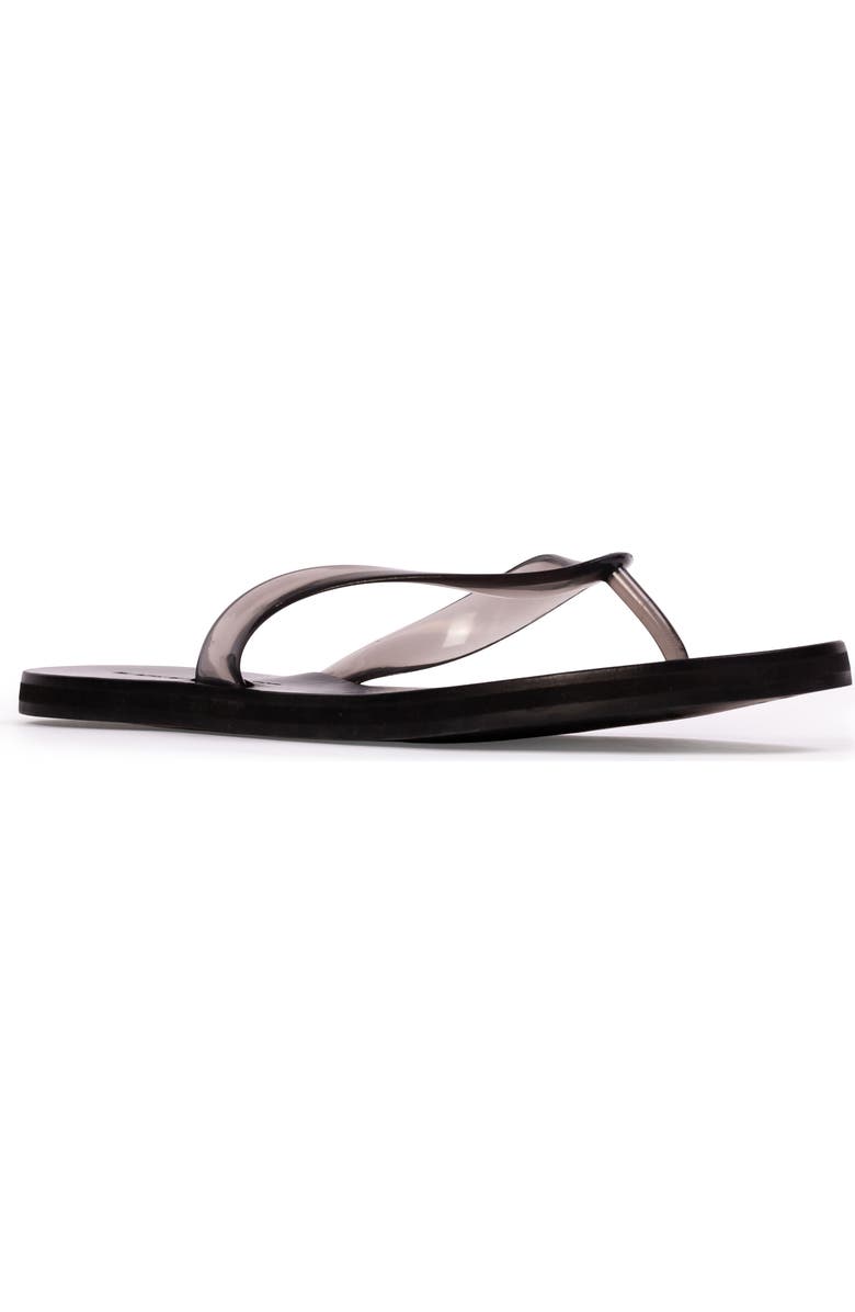 BLACK SUEDE STUDIO Jeli Flip Flop, Main, color, Black Pvc