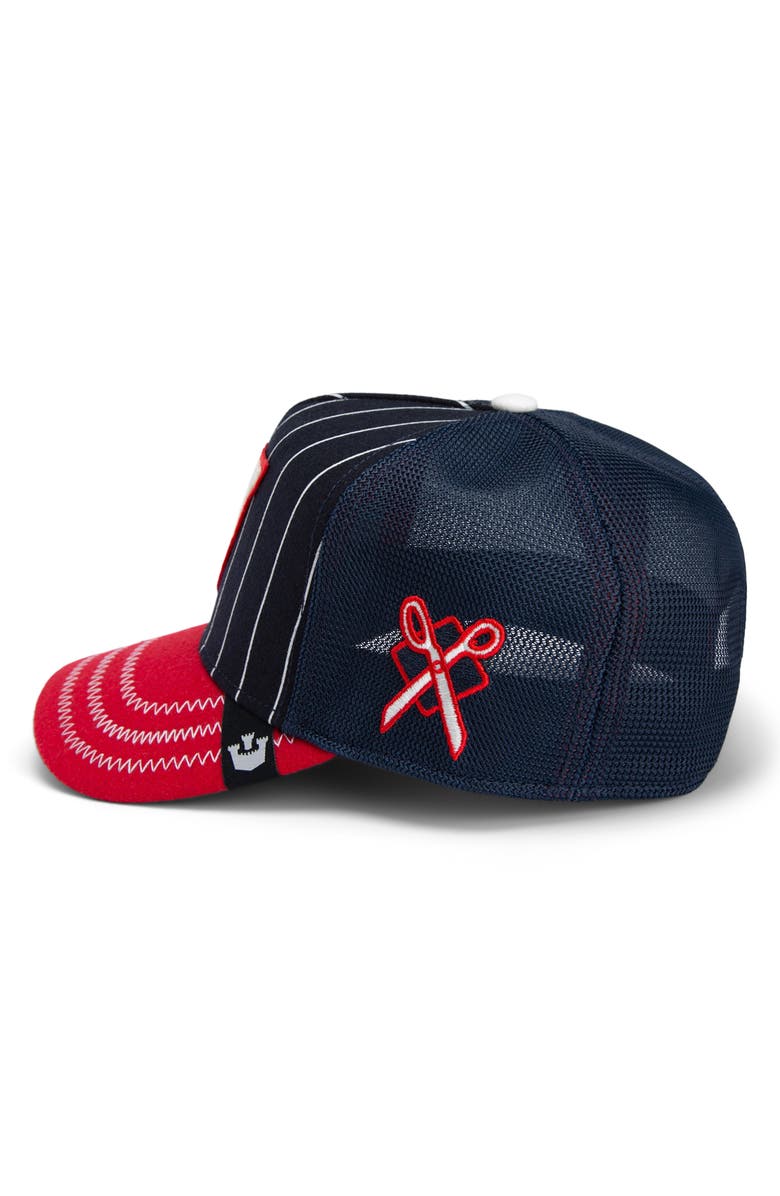 Goorin Bros. Home Plate Trucker Cap, Alternate, color, Navy
