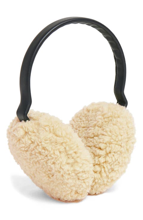 Esme Faux Shearling Bouclette Earmuffs