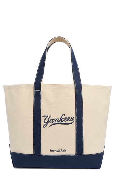 New York Yankees Curve Tote Bag