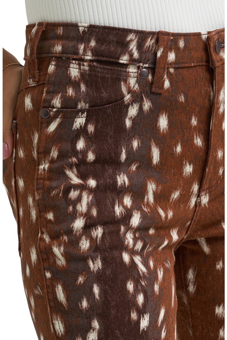 High Waist Bootcut Jeans, Alternate, color, FAWN