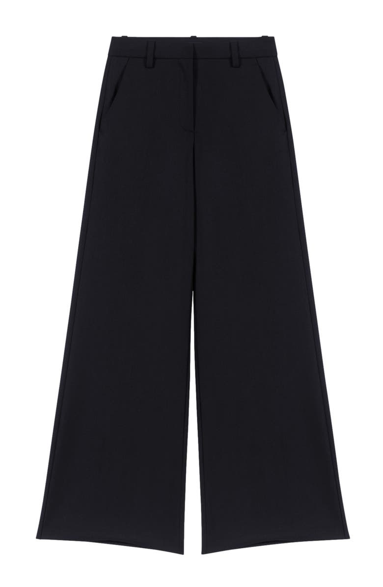maje Flared trousers, Alternate, color, Black