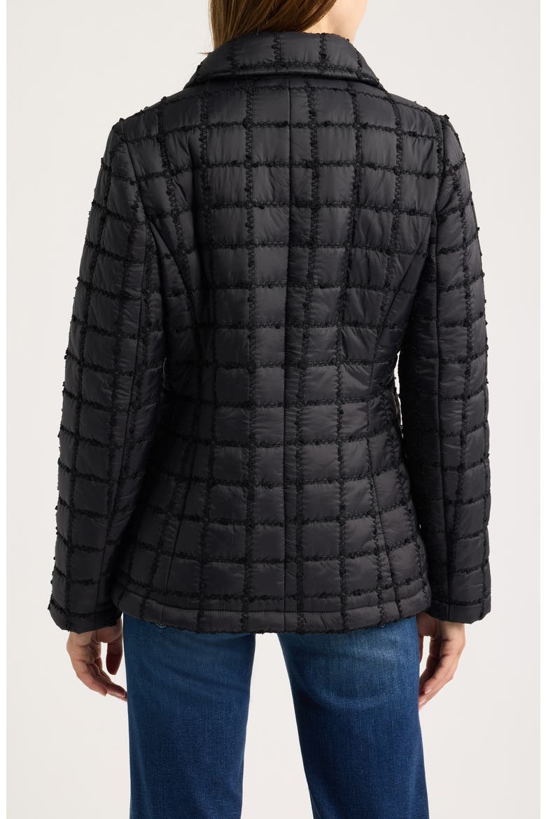 Quilted Barn Jacket, Alternate, color, BLACK
