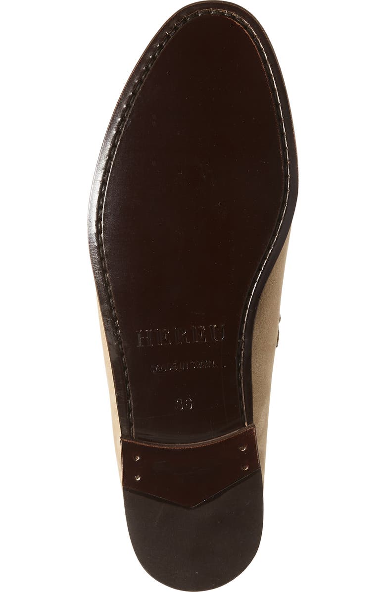 HEREU Roses Mary Jane Flat, Alternate, color, Caramel