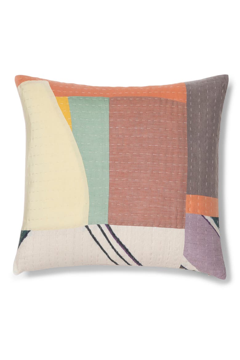 Abstract Landscape Accent Pillow, Main, color, MULTI