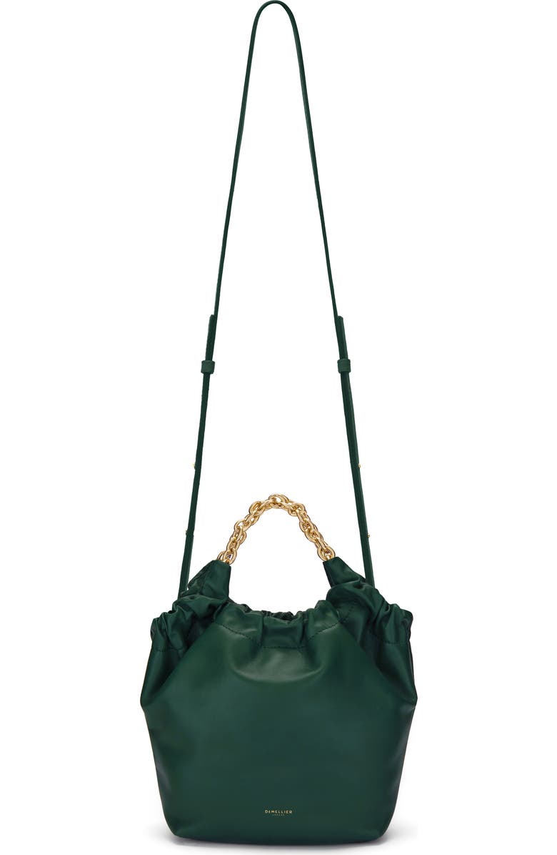 DeMellier Small Miami Leather Handbag, Alternate, color, Forest Green