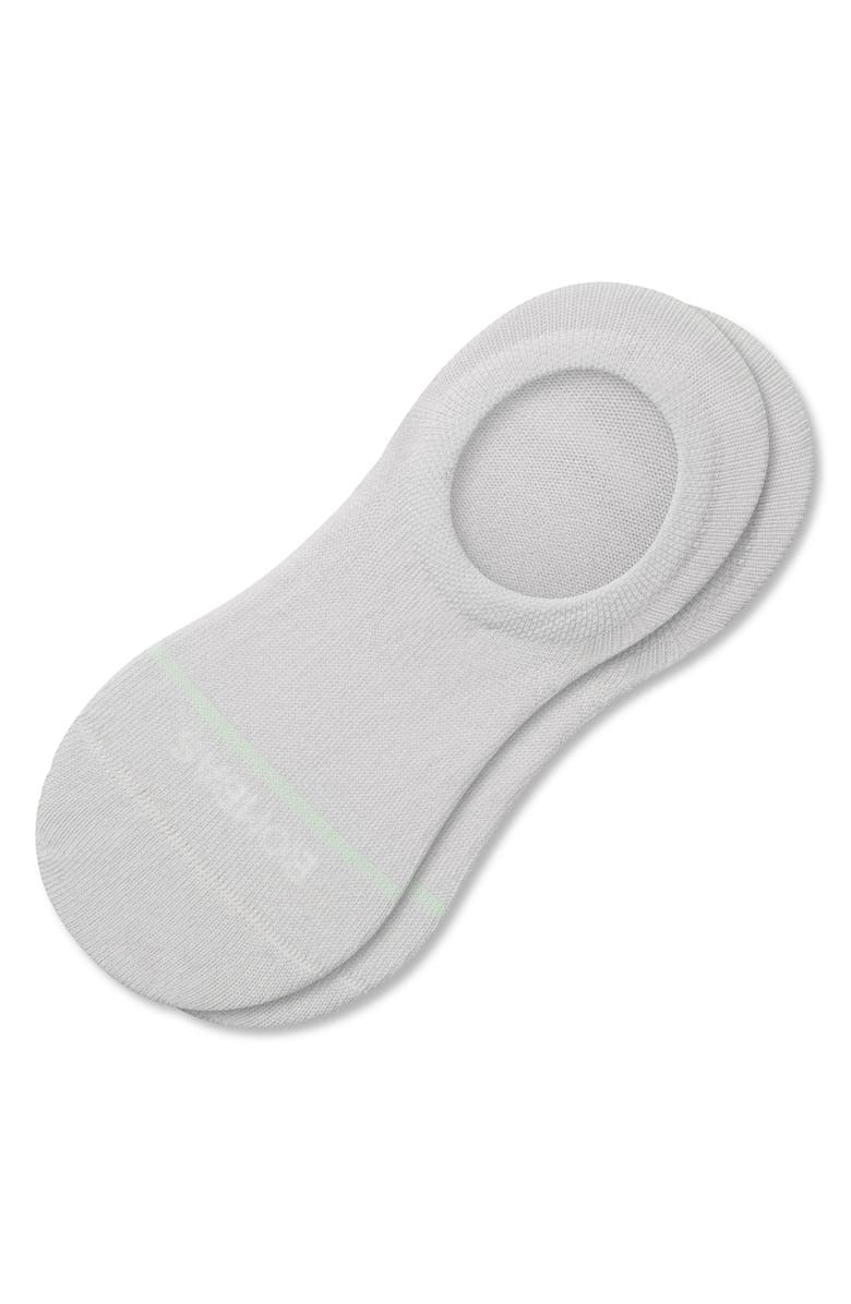 Bombas Solid Lightweight Merino Wool Blend No-Show Socks, Main, color, 