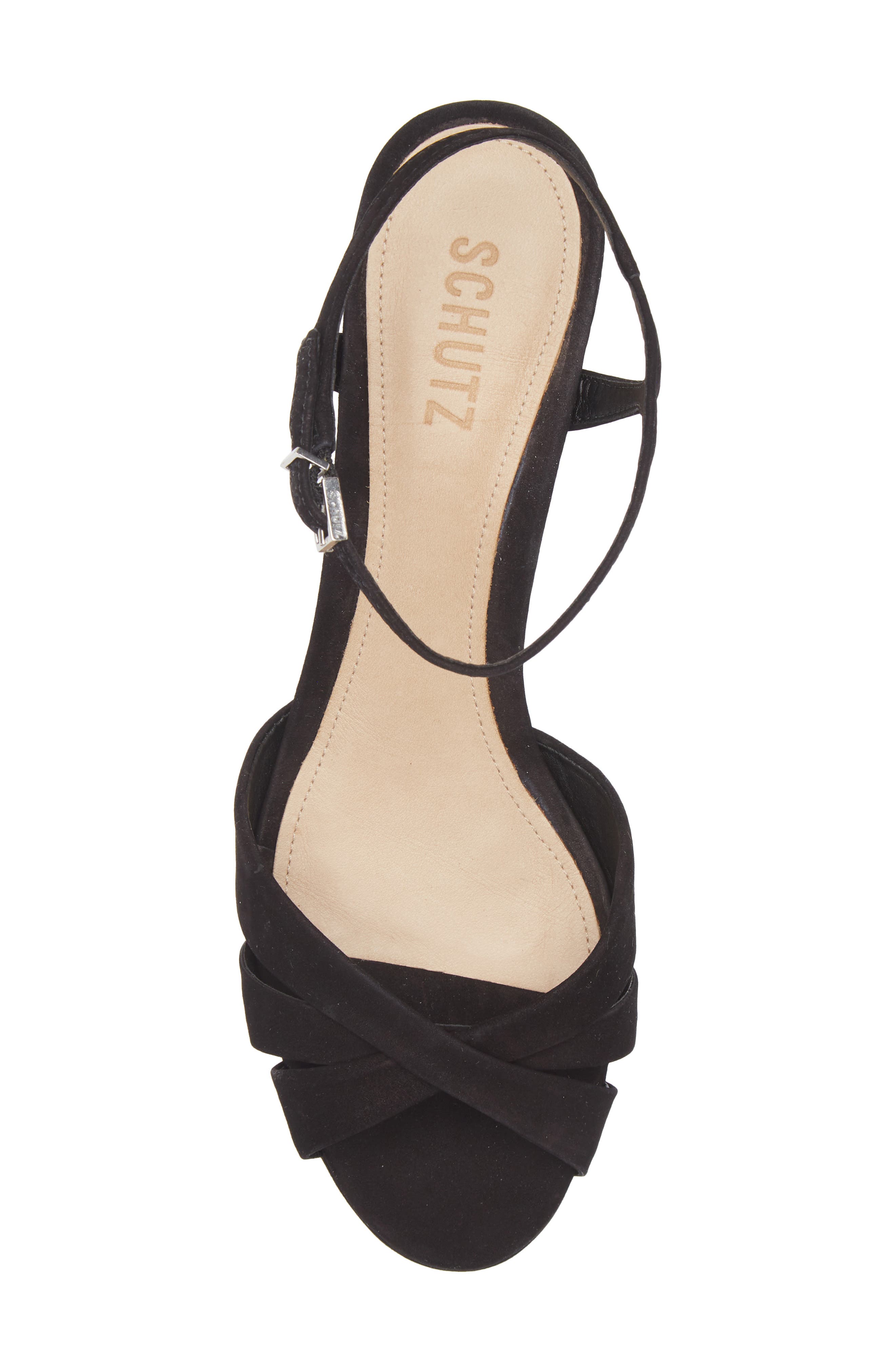 Schutz Keefa Platform Sandal, Alternate, color, Black