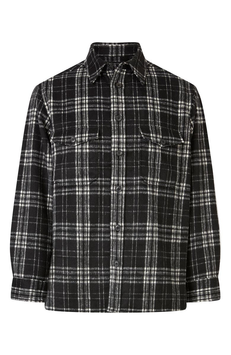 AllSaints Coeburn Plaid Overshirt, Alternate, color,
