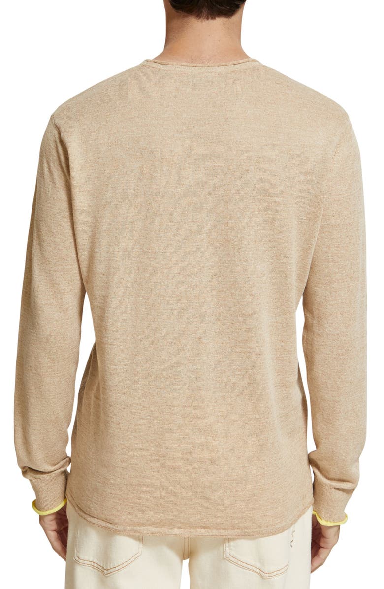 Scotch & Soda Linen & Cotton Sweater, Alternate, color,