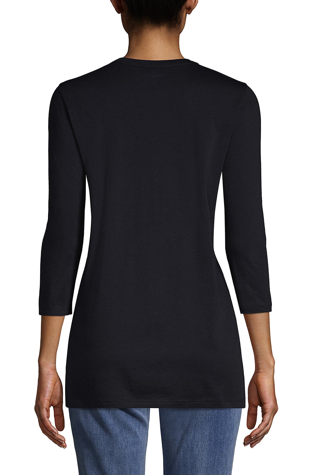 3/4 Sleeve Cotton Supima Tunic - image 2