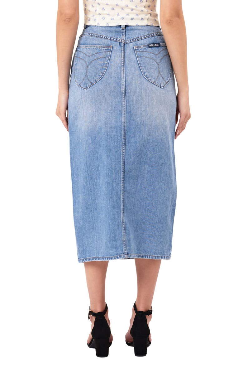 Rolla’s Denim Midi Skirt, Alternate, color,