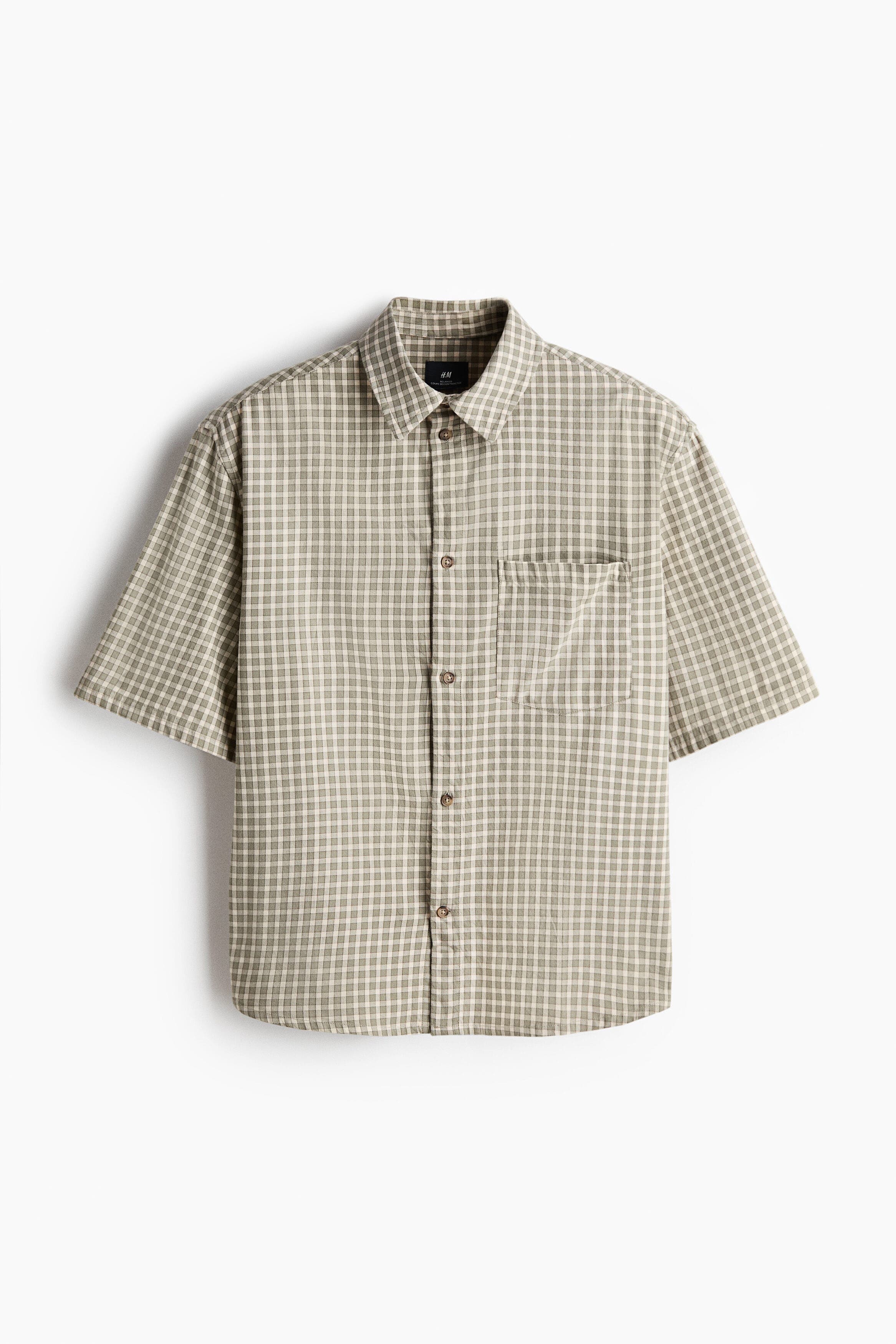 Khaki green/checked