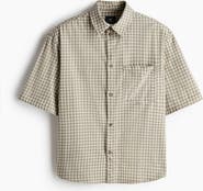 H&M Relaxed Fit Short-sleeved Cotton Shirt