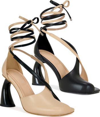 Bosendo Ankle Wrap Sandal