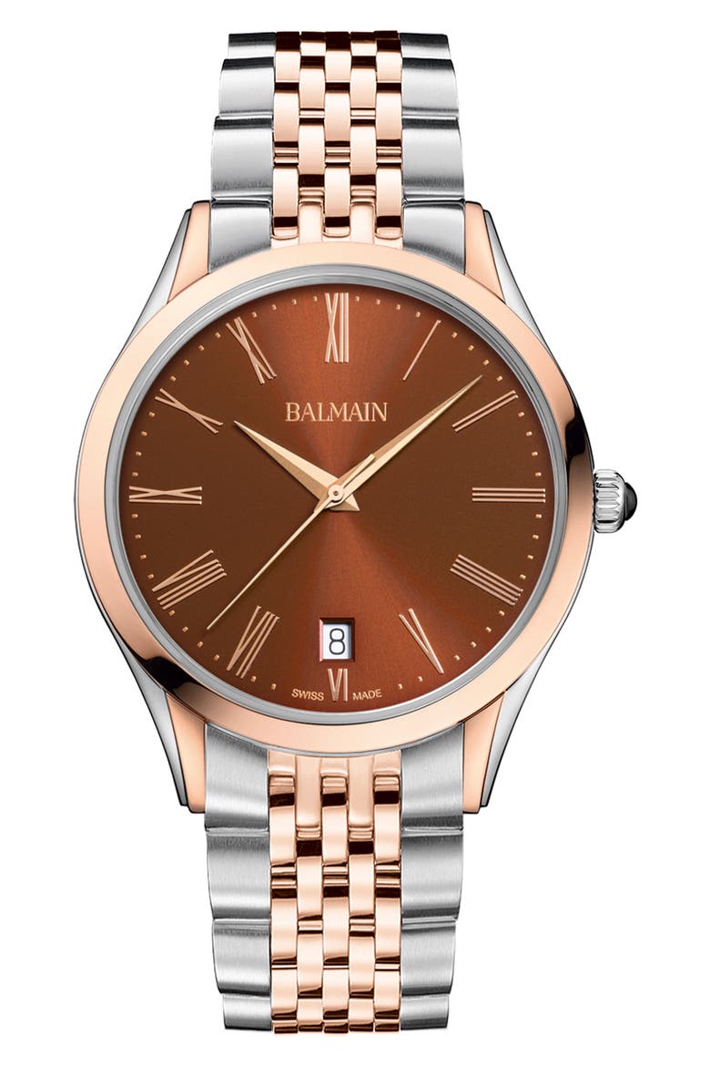 Classic R Bracelet Watch, 41mm, Main, color, TWO TONE STEEL ROSE PVD 5N