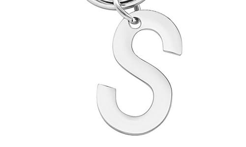 Adornia Toggle Initial Pendant Layered Necklace In Silver-s