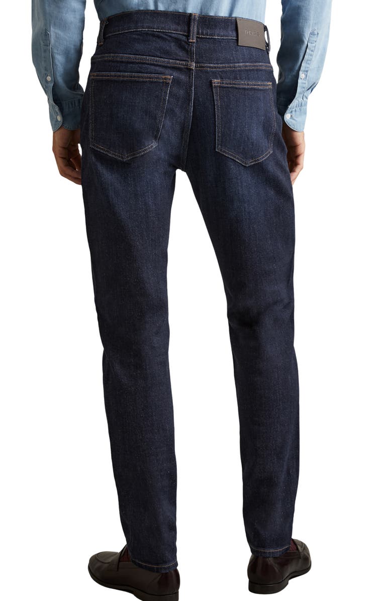 Reiss Picton Slim Fit Jeans, Alternate, color, Indigo Blue Wash