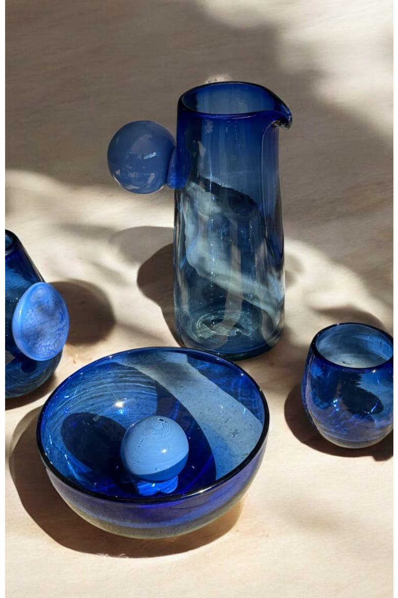 Avalos Bowl by Meso, Alternate, color, Blue
