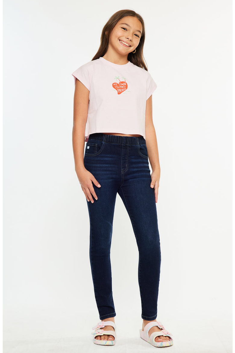 Crystal High Rise Ankle Skinny Jeans, Alternate, color, Dark Wash