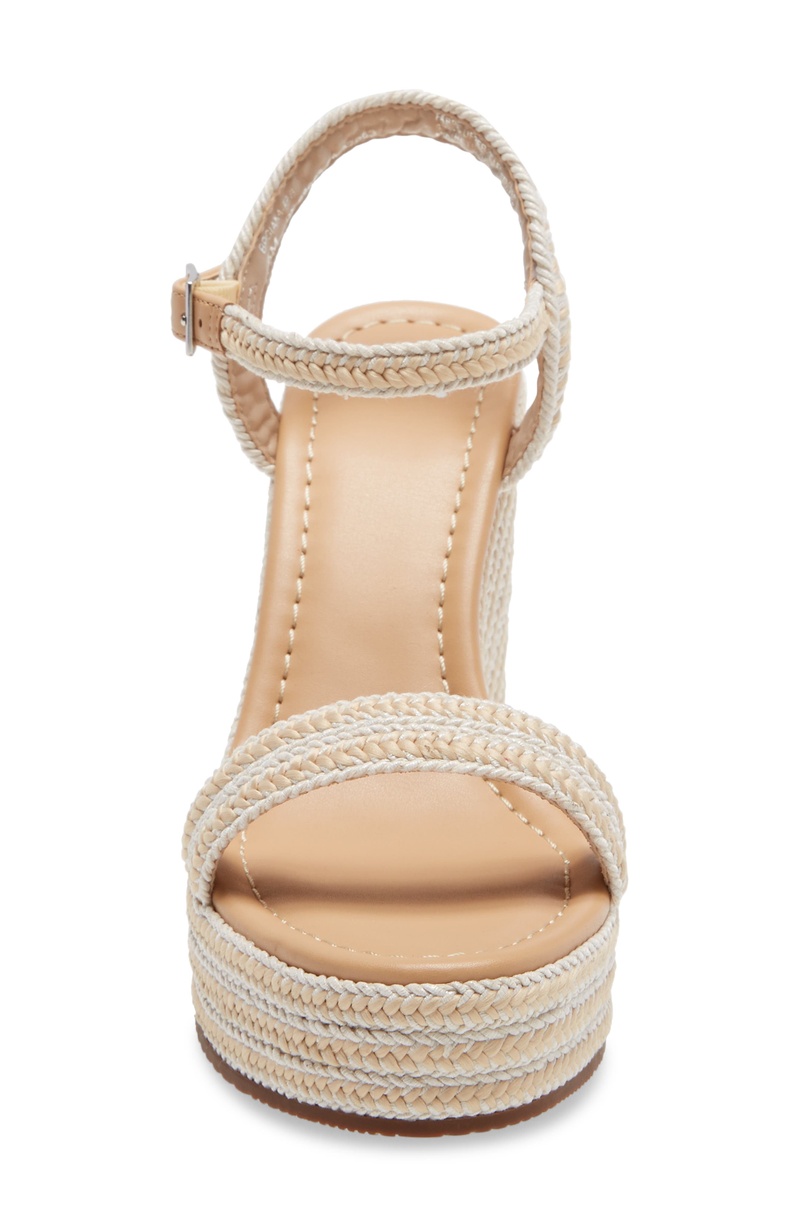 Giana Platform Wedge Sandal, Alternate, color, TAN NATURAL