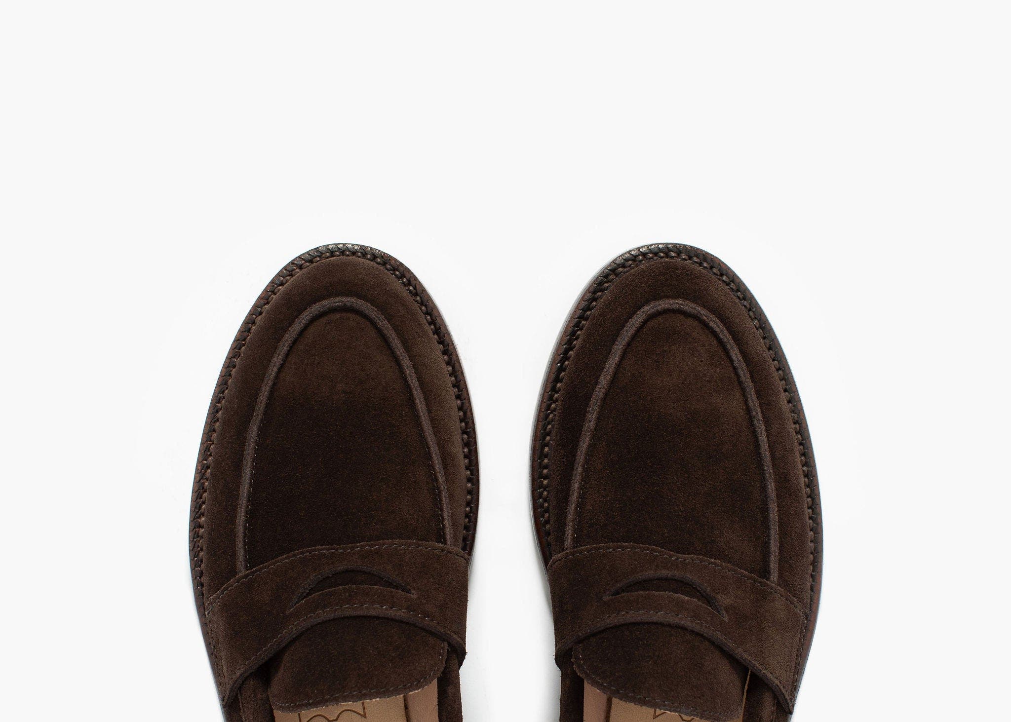 Grant Stone Traveler Penny, Alternate, color, Black Calf