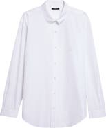 Balmain Cotton Poplin Button-Down Shirt